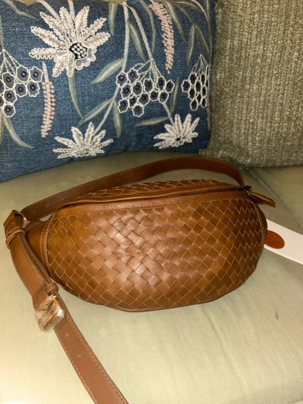 NWT MANDRN Atlas Woven Leather Bag. - Picture 5 of 10